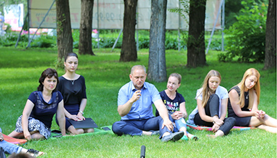 Встреча студентов ВПИ с главой Волжского